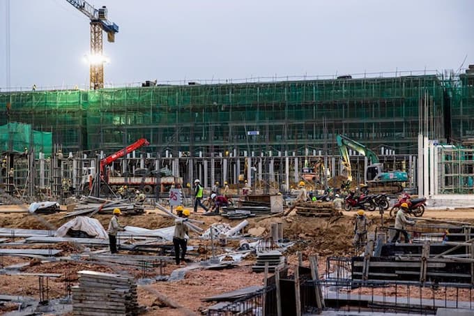 Hình ảnh tiến độ Vinhomes Cổ Loa thực tế từ công trường