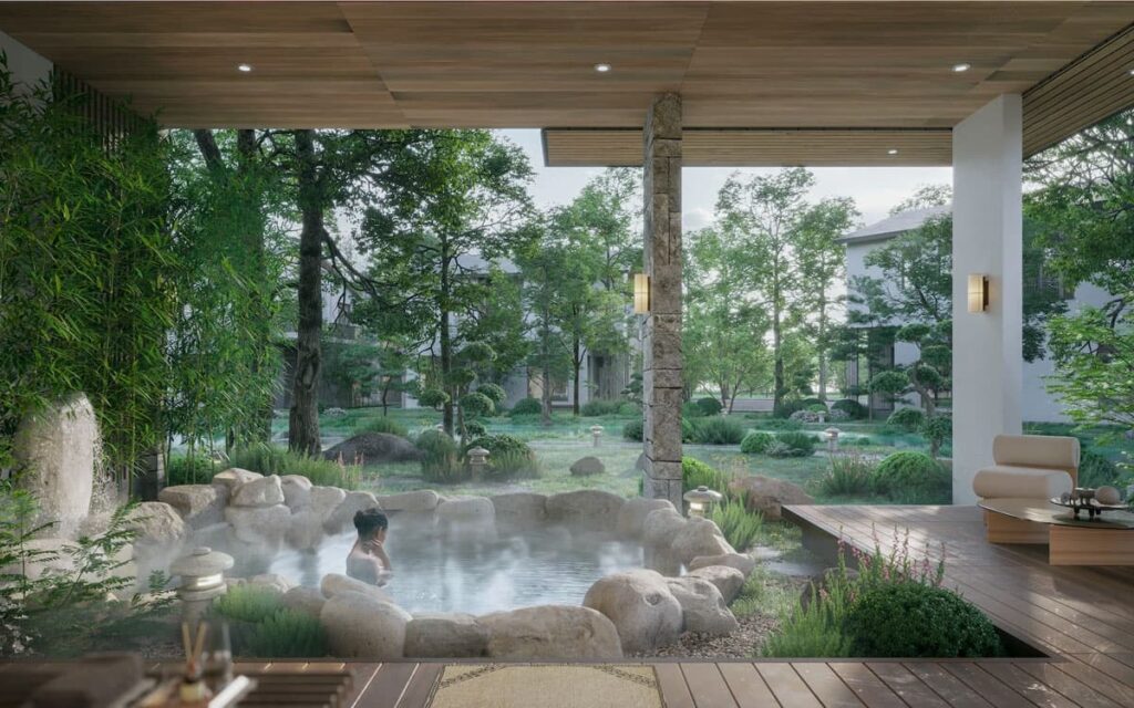 Suối khoáng nóng - Tiện ích đặc biệt chỉ có ở Alluvia City Văn Giang